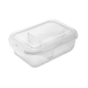 Pote Hermético Genebra 1 Litro Vidro Borossilicato Com 2 Divisórias E Tampa Plástica 805363 / 5363 - Lyor