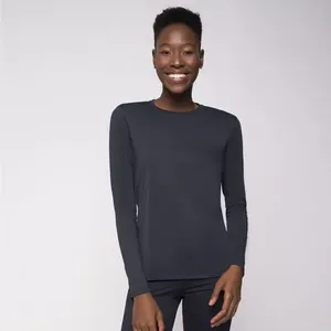 Camisa Feminina Uvline Uvpro Manga Longa Preto PP