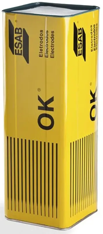 Eletrodo revestido para aço carbono E7018G/1 OK5500 com 3,25 mm 18 Kg ESAB
