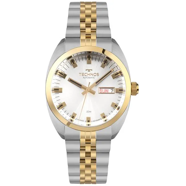 Relógio Technos Masculino Automático 1958 Bicolor - 8205OQ/1K 8205OQ/1K
