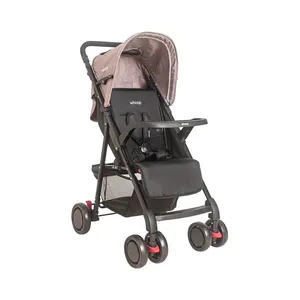 Carrinho de Passeio Kiddo Street Preto e Creme 0 a15kg