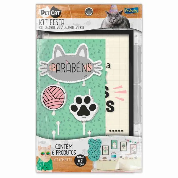 Kit Festcolor Festa Pet Cat (MP)