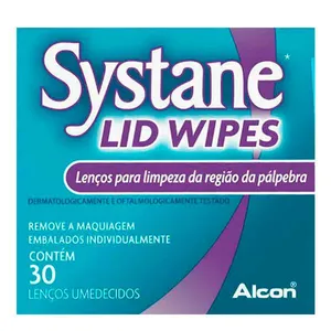 Lenços Systane Lid Wipes Alcon 30 Unidades