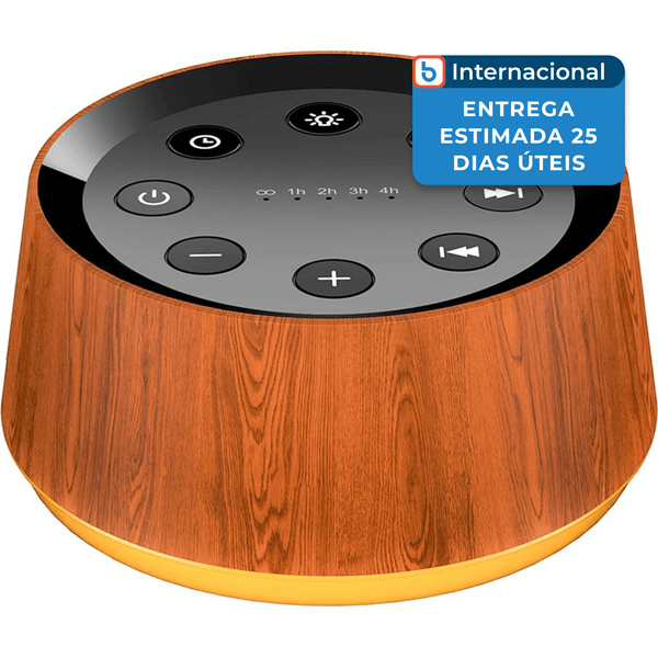 Máquina de Ruído Marrom Noise 30 Sons Madeira A-MBI