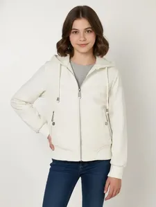 Jaqueta Juvenil Para Menina - OFF WHITE 12