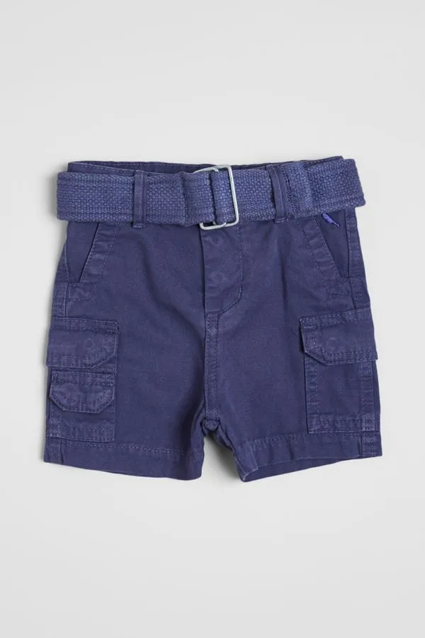 Bermuda Reserva Mini Bebê Army Indigo Az - G