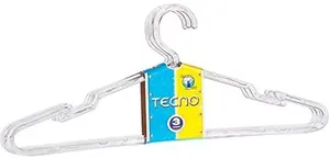 Cabide Tecno Adulto Cristal com 3 unidades - Zeek Utilidades