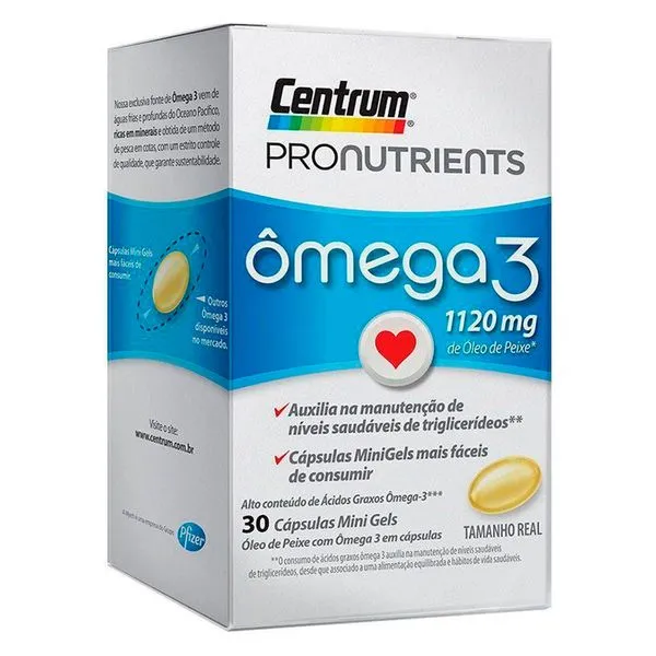 Centrum Pronutrients Ômega 3 30 Cápsulas