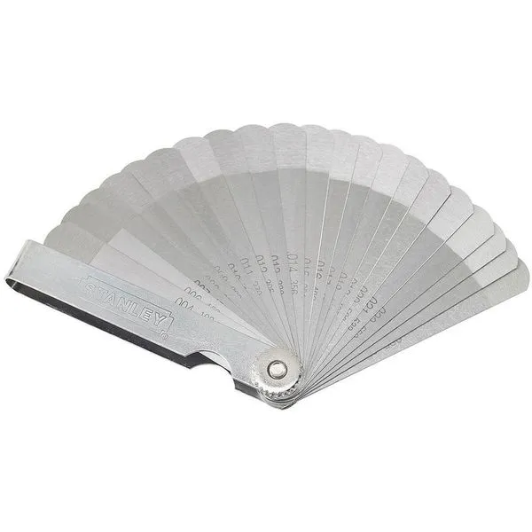 Calibrador de Folgas de Velas - 22 Lâminas - 78-218 - STANLEY