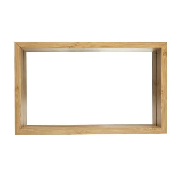 Bandeja Espelhada P Madeira MDF e Vidro 31,5x18,5x4,5cm LM3752 - honeyhome