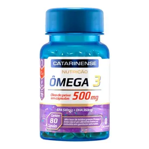 Ômega 3 500mg Catarinense 80 Cápsulas
