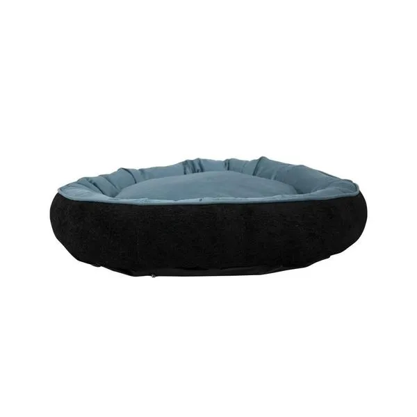 Cama Pet Comfy Preto-azul 70x70x20cm