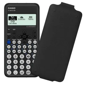 Calculadora Cientifica LCD 4 LINHAS 275 Funcoes FX-82LACW-W4 Preto - Casio