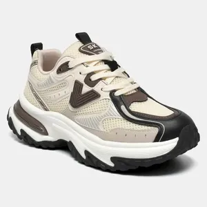 Tênis Casual Esportivo Marrom e off white 339-002-08 36