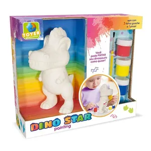 Dinossauro Dino Star Painting Para Colorir Sortido 3140 - Toyer Brinquedos