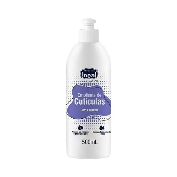 Amolecedor de Cutículas Ideal Lavanda 500ml Amolec Cut Ideal 500ml Lavanda