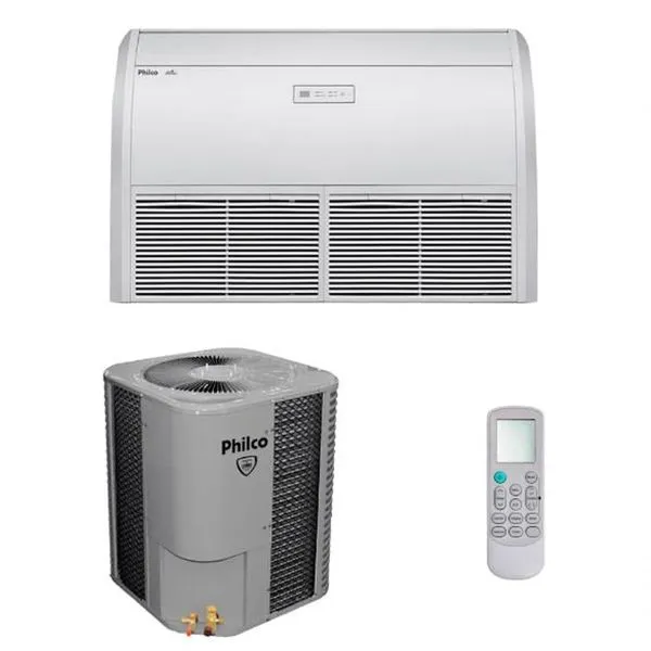 Ar Condicionado Piso Teto Philco Inverter 55000 BTUS Frio 220V Branco Gás R-32 Serpentina Cobre 96662535 Ar Condicionado Philco Piso Teto Inverter 55.000 Btus Frio R-32 220V