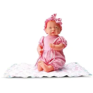 Boneca New Valentina 37cm com Roupa Canguru e Mantinha em Vinil Macio Valentina Boneca New Valentina 37cm com Roupa Canguru e Mantinha Valentina