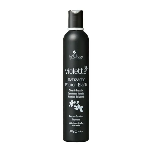 Máscara Matizadora Le Cliqué Violette Power Black 300ml