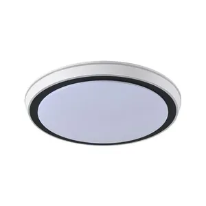 Plafon Skylight Ox 4078r5 50 Led Bivolt Branco / Preto