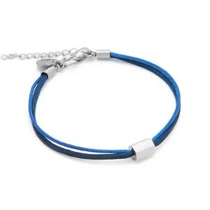 Pulseira Matiz Austral Azul e Aço Azul Ajustável