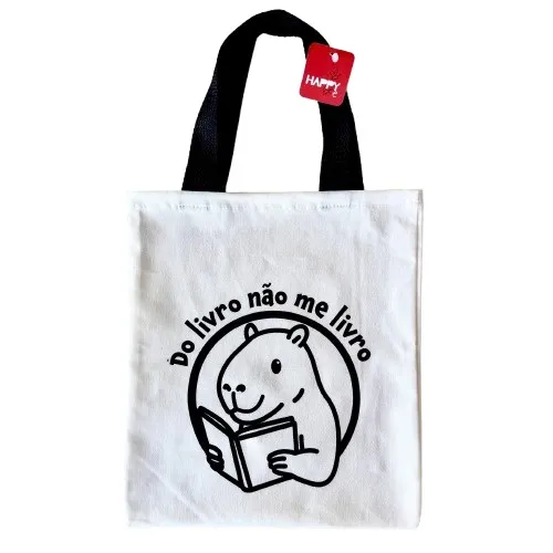 Sacola Tecido Ecobag Capivara