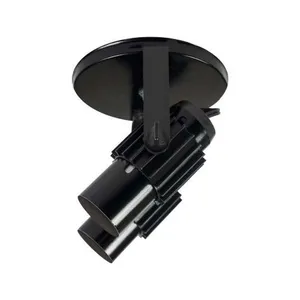 Spot Aletado Para 2 Lâmpadas Preto - Opl 12x12x10cm Altura Largura Profundidade E27 40w