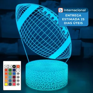 Luminária Ichony 3D Bola Basquete A-MBI