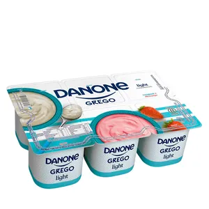 Iogurte Grego Light Original e Morango Danone - 510g