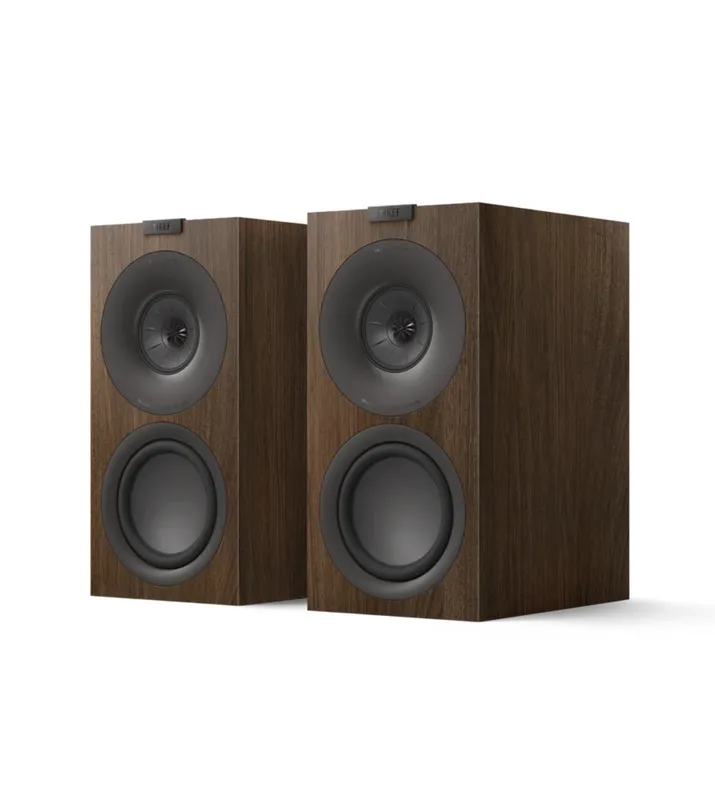 KEF Q Concerto Meta - Par de Alto-Falantes Bookshelf HiFi ( Walnut )