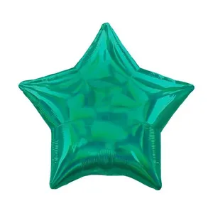 Balão Metalizado Estrela Verde - 18 Polegadas