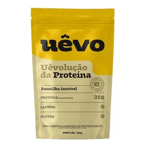 Albumina Uêvo Baunilha 420g Uêvo