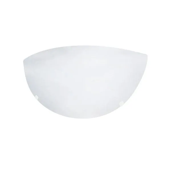 Arandela Jurerê 30cm Vidro Fosco Base E27 40W Uso Interno Parede Branca Taschibra Arandela Jurerê 30cm Vidro Fosco Base E27 40W Branca Taschibra