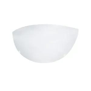 Arandela Jurerê 30cm Vidro Fosco Base E27 40W Uso Interno Parede Branca Taschibra Arandela Jurerê 30cm Vidro Fosco Base E27 40W Branca Taschibra