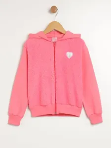 Jaqueta Moletom Infantil Para Menina - ROSA 1