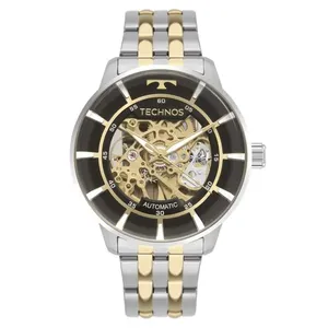 Relógio Technos Masculino Automático Skeleton Bicolor - G3265AM/1P G3265AM/1P