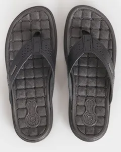 Chinelo Masculino Pegada Amortech Couro Preto 38