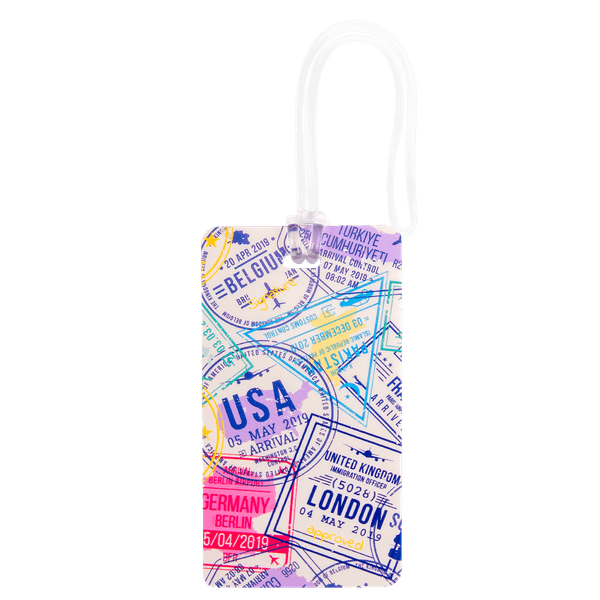 KIT 6 IDENTIFICADORES DE BAGAGEM - STAMPS KIT 6 IDENTIFICADORES DE BAGAGEM STAMPS