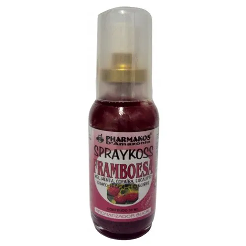 Aromatizante Bucal Pharmakos Spraykoss Framboesa 30g