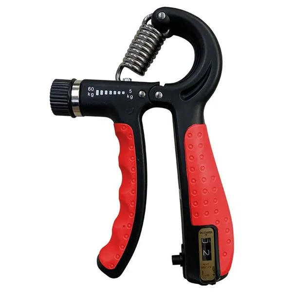 Hand Grip Modelo2 para Exercício de Força em Antebraço e Dedos Ajuste de 5 a 60 kg Vermelho OEM Hand Grip Modelo2 com Ajuste de 5 a 60 kg para Fortalecer Antebraço e Dedos Vermelho OEM