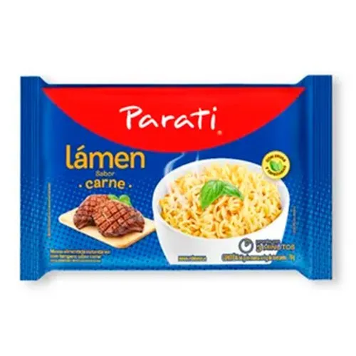 Macarrão Instantâneo Parati Lámen Sabor Carne 70g