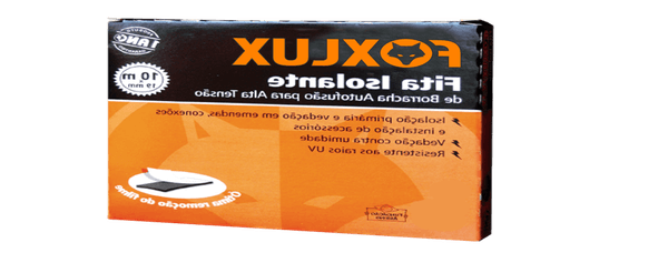 Fita Isolante 19mmx10m Auto Fusão Preta Foxlux