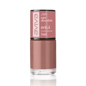 Aviva Esmalte Amo Chocolate Cremoso Avelã, 7 ml 7 ml