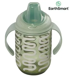 Copo Hydrate Easy Bico Silicone e Alça 350ml - Vital Baby Verde