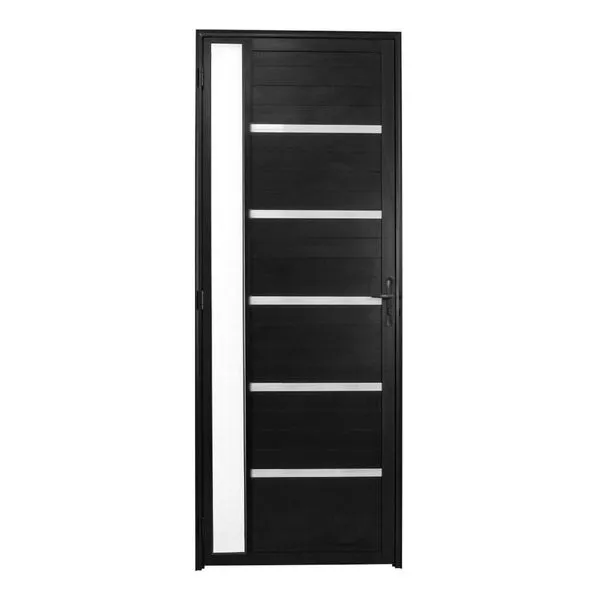 Porta Lambril Solara Com Visor 70 X 2.10 Preta Lado Direito – Hale