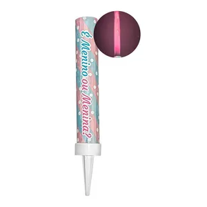 Vela Silver Vulcão Chá Revelação Rosa