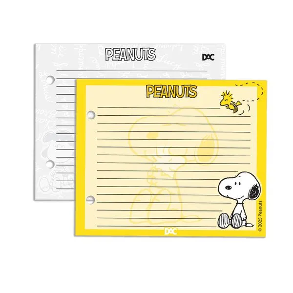 Refil Mini Fichário Snoopy