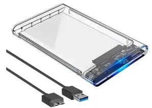 Gaveta Externa Case P/ HD de Notebook Sata 2,5 3.0 Transparente CS-U3T F3