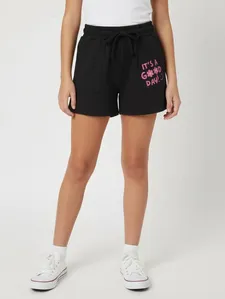 Short Moletinho Juvenil Para Menina - PRETO 12