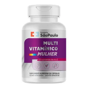Multivitamínico Mulher Drogaria São Paulo 60 Cápsulas Gelatinosas